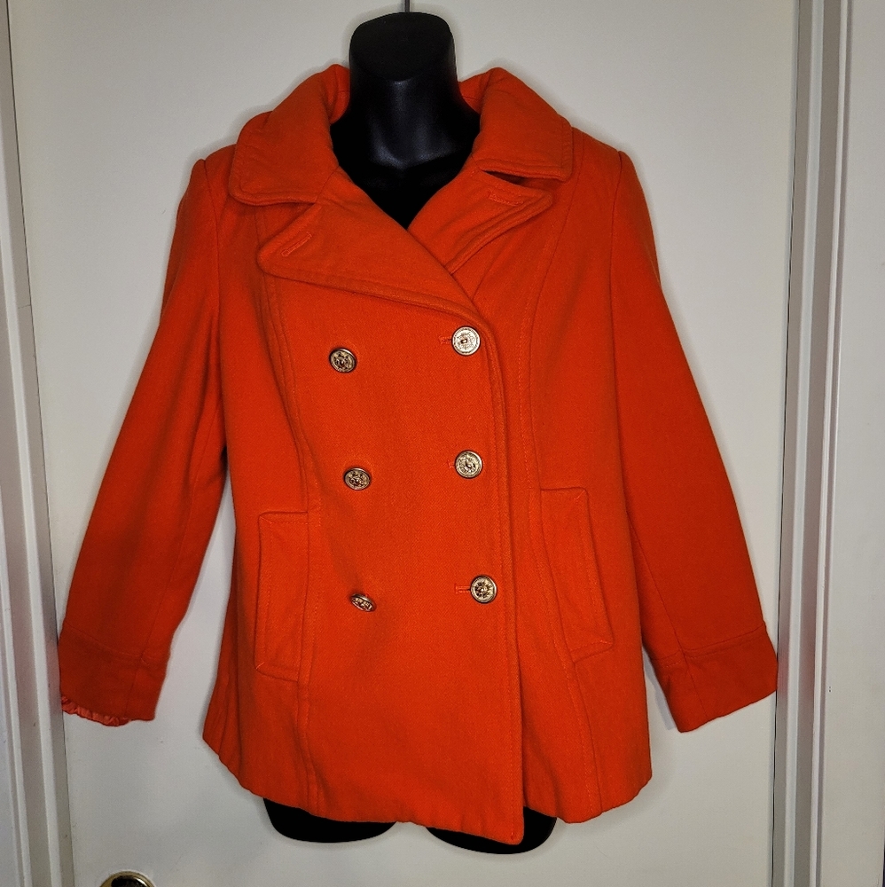 Orange Old Navy Peacoat